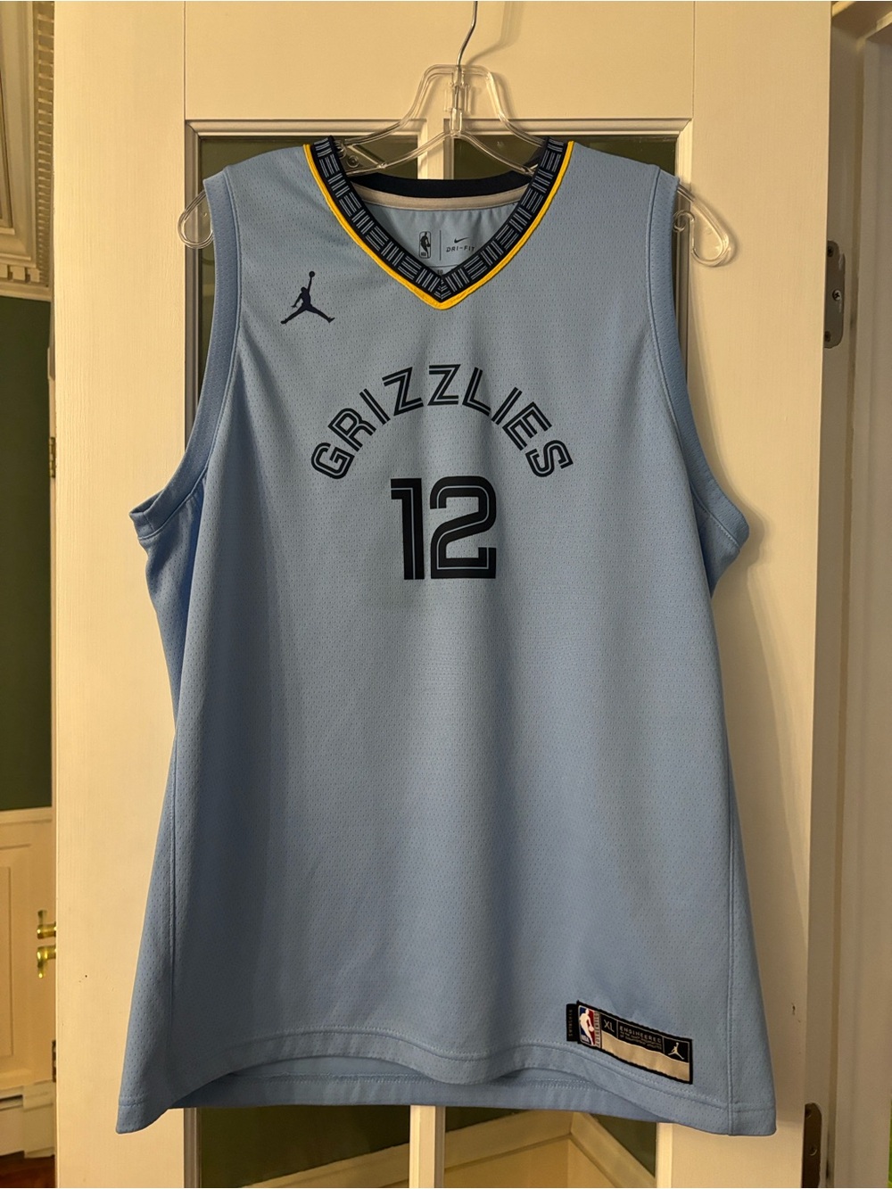 Nike Memphis Grizzlies Light Blue #12 Basketball Jersey